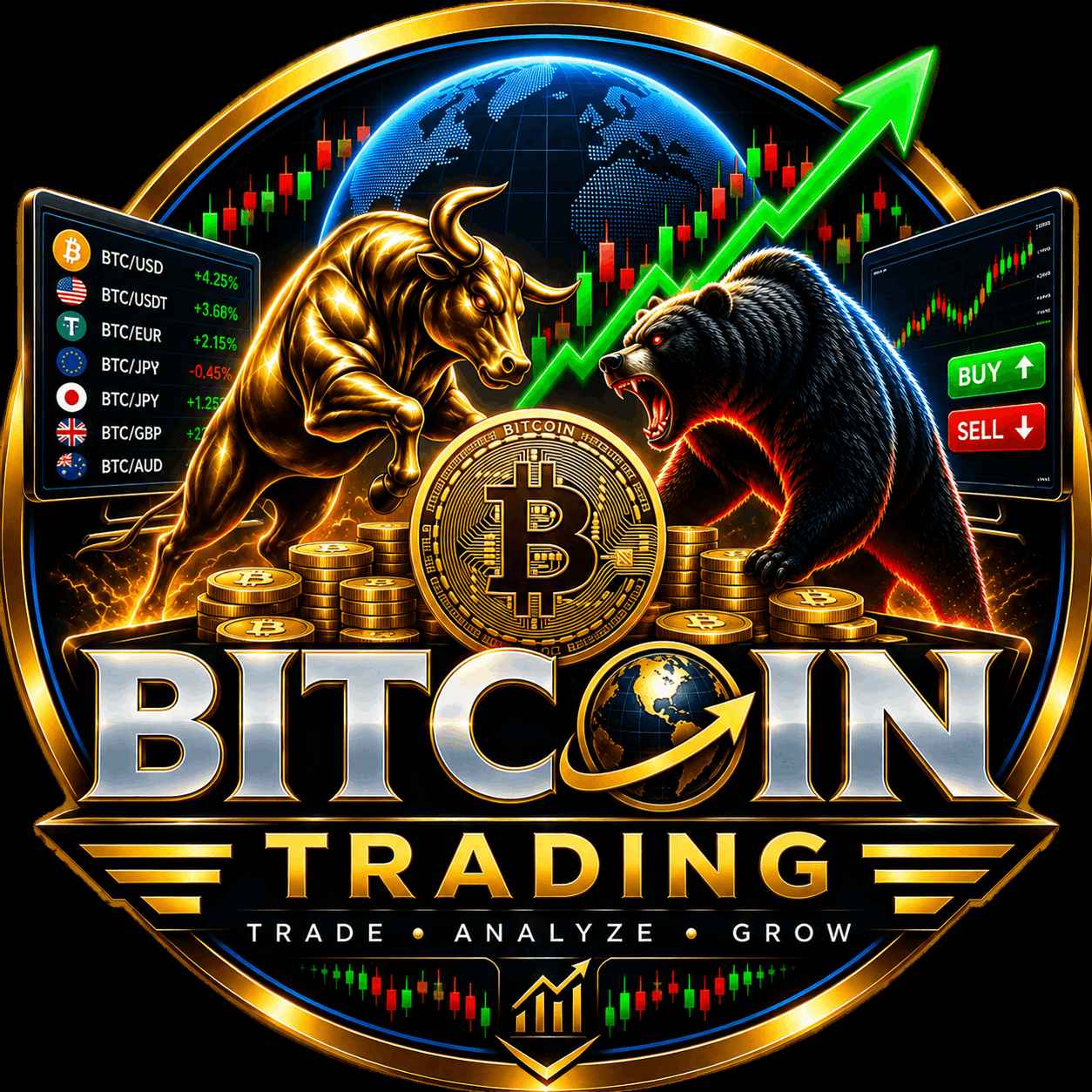 Bitcoin Trading 1 Daily 0.6%